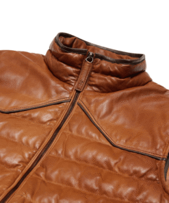 Men’s Brown Real Leather Vest