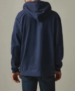 Mens Blue Full Zip Hoodies