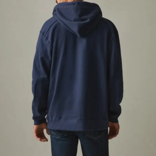 Mens Blue Full Zip Hoodies