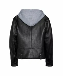 Divine Black Moto Hooded Jacket
