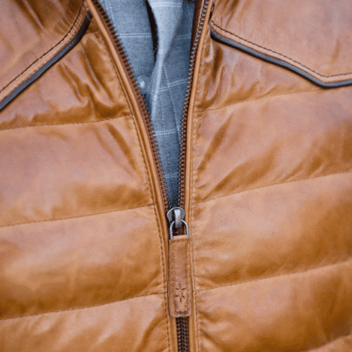 Men’s Brown Real Leather Vest