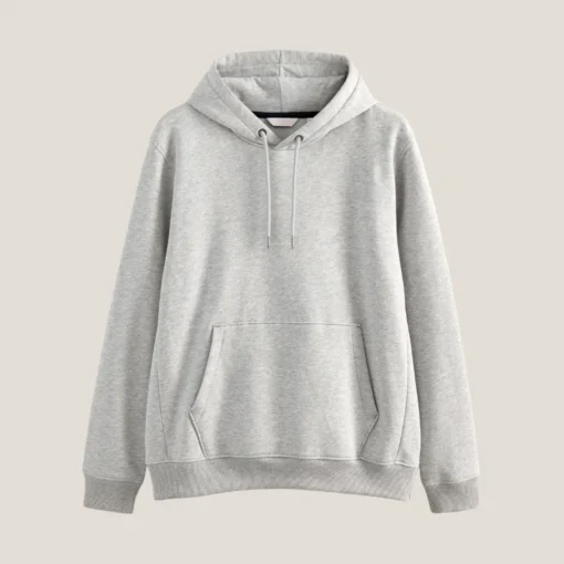 Mens Pullover Grey Light Hoodie