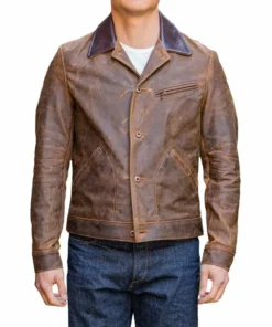 Charles Brown Cowboy Leather Jacket