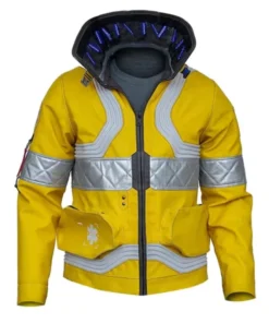 Cyberpunk David Martinez Cosplay Costume Real Leather Jacket