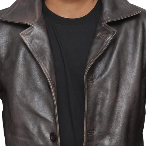 Supernatural Brown Dean Winchester Leather Trench Coat