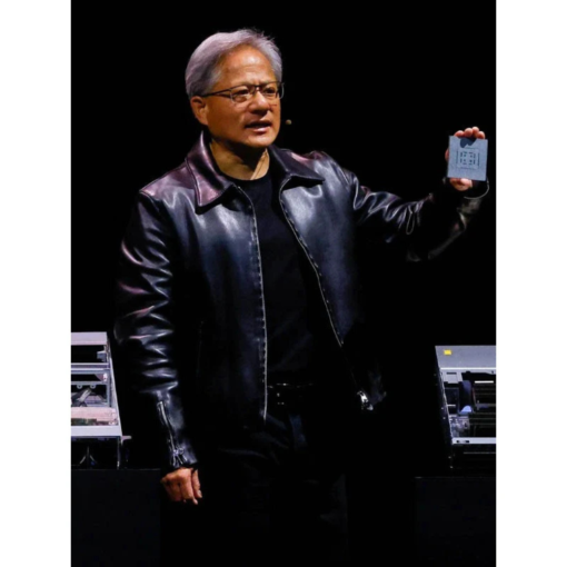 NVIDIA CEO Jensen Huang Leather Jacket