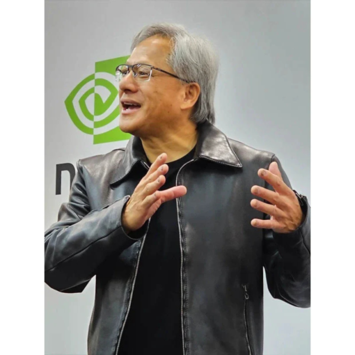 NVIDIA CEO Jensen Huang Leather Jacket