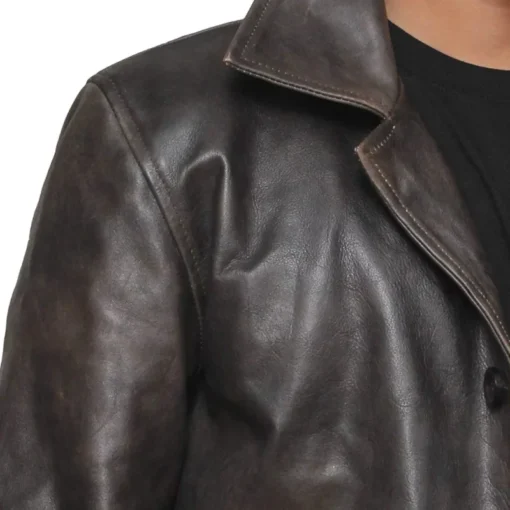 Supernatural Brown Dean Winchester Leather Trench Coat