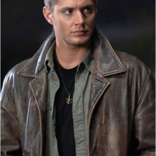 Supernatural Brown Dean Winchester Leather Trench Coat