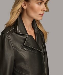 Malani Painted Edge Moto Jacket