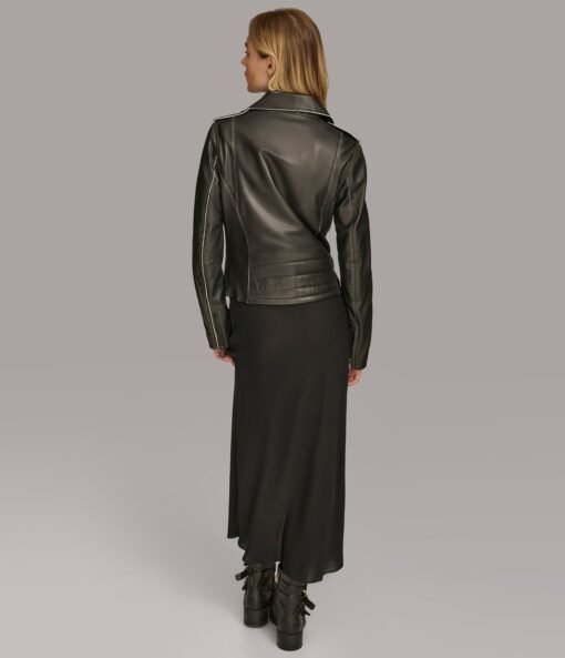 Malani Painted Edge Moto Jacket