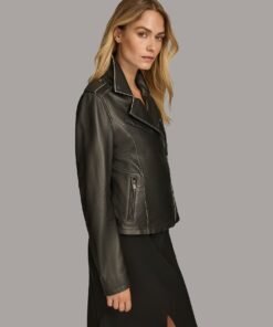Malani Painted Edge Moto Jacket
