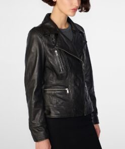 Marissa Asymmetric Moto Jacket