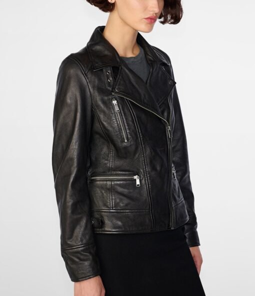 Marissa Asymmetric Moto Jacket