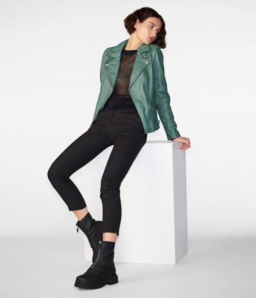 Marissa Asymmetric Moto Jacket