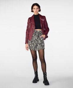 Marissa Asymmetric Moto Jacket