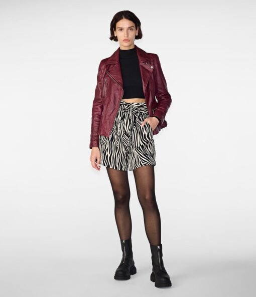 Marissa Asymmetric Moto Jacket