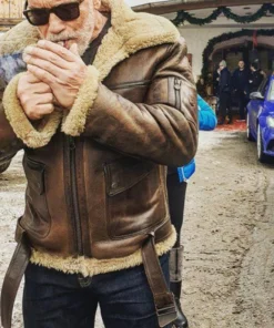 Arnold Schwarzenegger B6 Shearling Jacket
