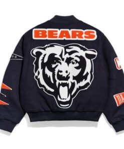 Chicago Bears Pennant Navy Varsity Wool Jacket