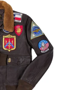 Tom Cruise Maverick Bomber Top Gun Leather Jacket
