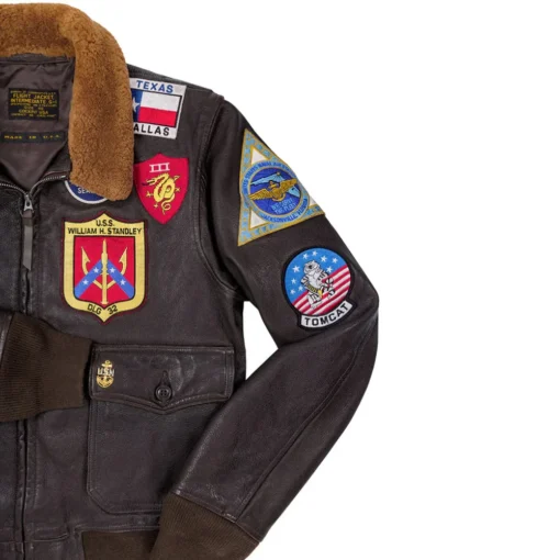 Tom Cruise Maverick Bomber Top Gun Leather Jacket