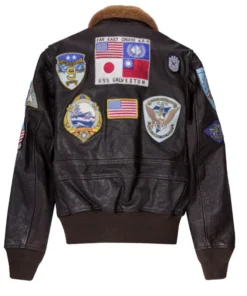 Tom Cruise Maverick Bomber Top Gun Leather Jacket