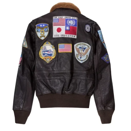 Tom Cruise Maverick Bomber Top Gun Leather Jacket