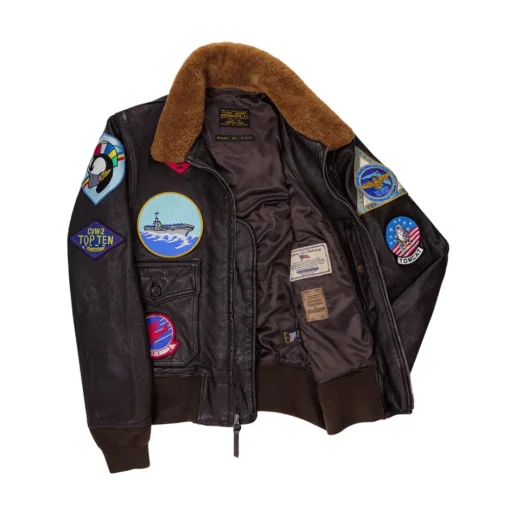 Tom Cruise Maverick Bomber Top Gun Leather Jacket