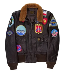 Tom Cruise Maverick Bomber Top Gun Leather Jacket