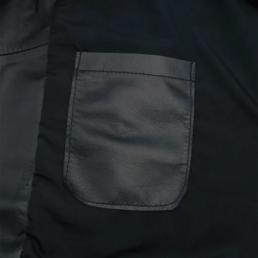 Biker sleeveless leather Jacket for Men