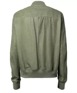 Mens Moss Green Bomber Jacket
