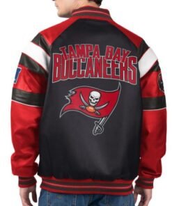 Tampa Bay Buccaneers G-III Faux Varsity Leather Jacket