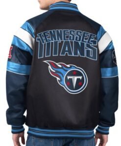 Tennessee Titans G-III Faux Varsity Leather Jacket