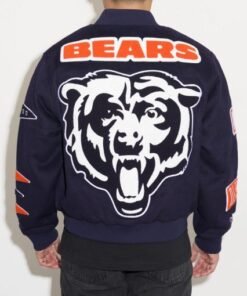 Chicago Bears Pennant Navy Varsity Wool Jacket