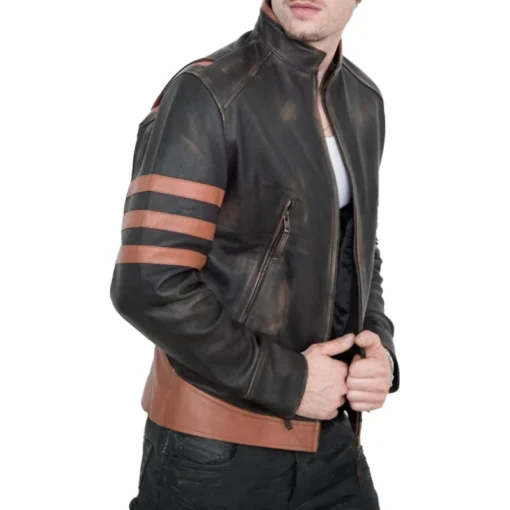 X Men Origins Wolverine Leather Jacket