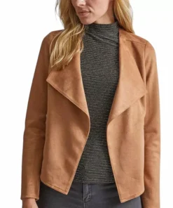Amanda Brown Suede Leather Jacket