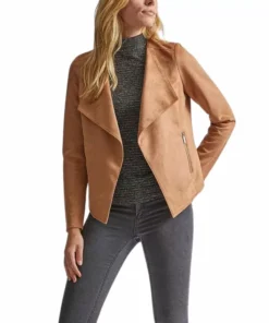 Amanda Brown Suede Leather Jacket