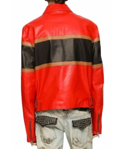 Felix Multi Colored Leather Jacket For Men