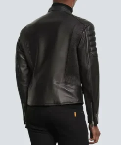 Men Motorcycle Leather Jacket