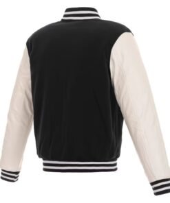 Aberdeen IronBirds Black and White Varsity Jacket