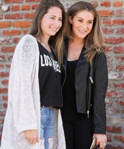 Alexa PenaVega Black Leather Jacket