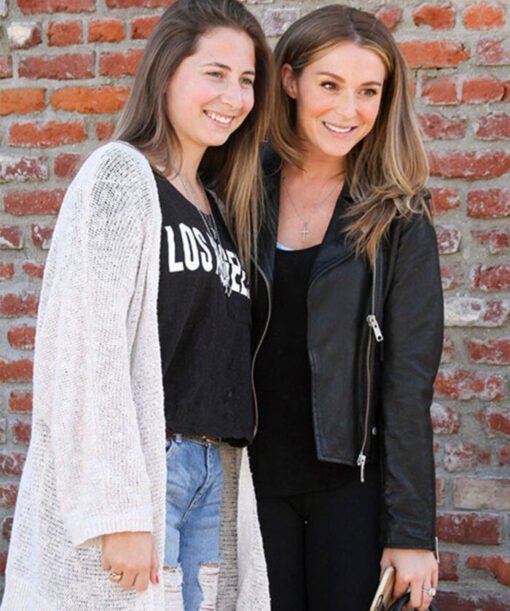 Alexa PenaVega Black Leather Jacket