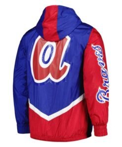 Atlanta Braves Undeniable Royal Full-Zip Windbreaker Jacket