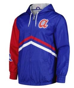 Atlanta Braves Undeniable Royal Full-Zip Windbreaker Jacket
