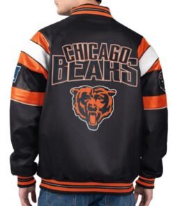 Chicago Bears G-III Faux Varsity Leather Jacket