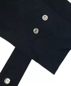 Women’s Long Navy Blue Trench Coat