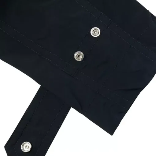 Women’s Long Navy Blue Trench Coat