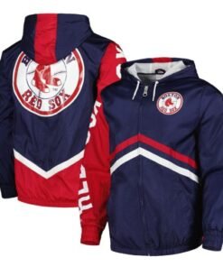 Boston Red Sox Undeniable Navy Full-Zip Windbreaker Jacket