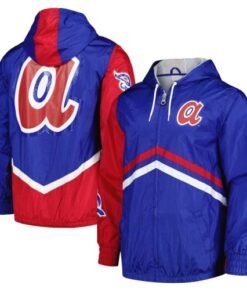Atlanta Braves Undeniable Royal Full-Zip Windbreaker Jacket