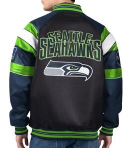 Seattle Seahawks G-III Faux Varsity Leather Jacket